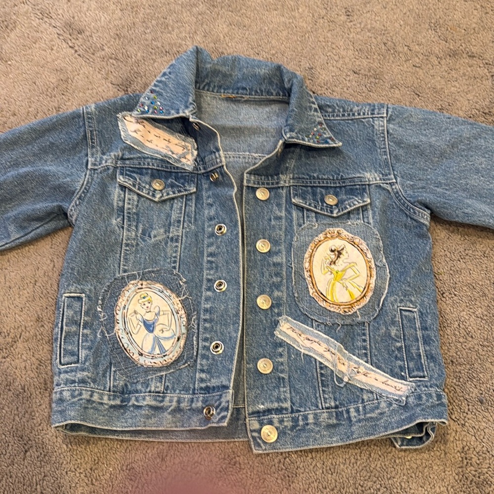 Custom Disney Princess Jean Jacket